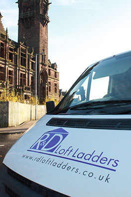 R & D Loft Ladders are a family run business covering Glasgow, Edinburgh and all areas of Scotland