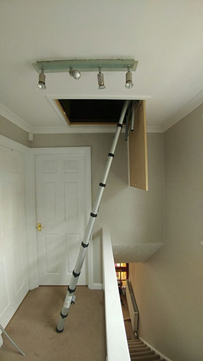 R & D Loft Ladders are a family run business covering Glasgow, Edinburgh and all areas of Scotland